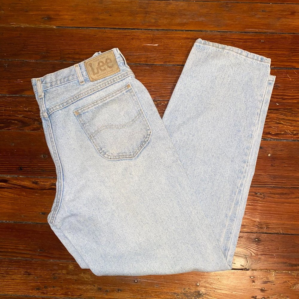Vintage Lee Jeans 34 x 32 Light Wash